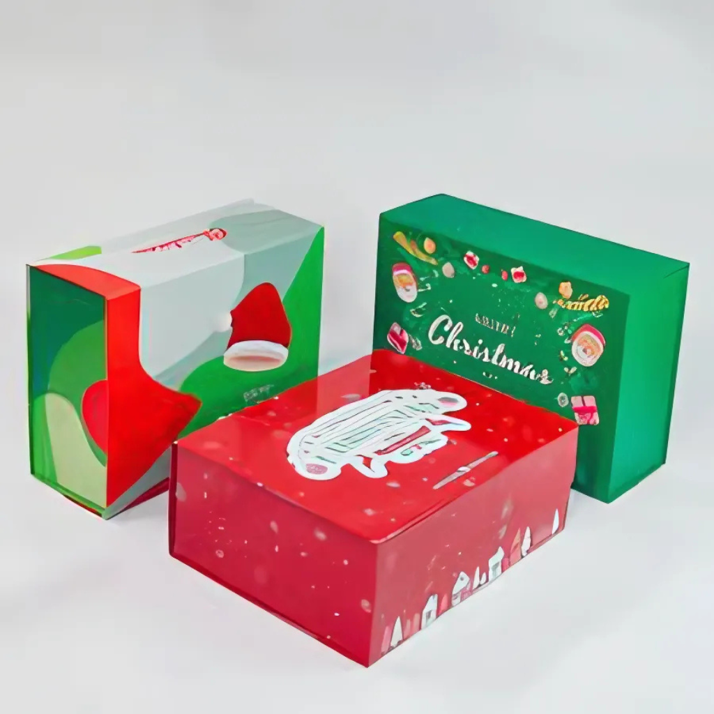 Christmas Gift Packaging Boxes with Lids | Custom Packaging Boxes Co